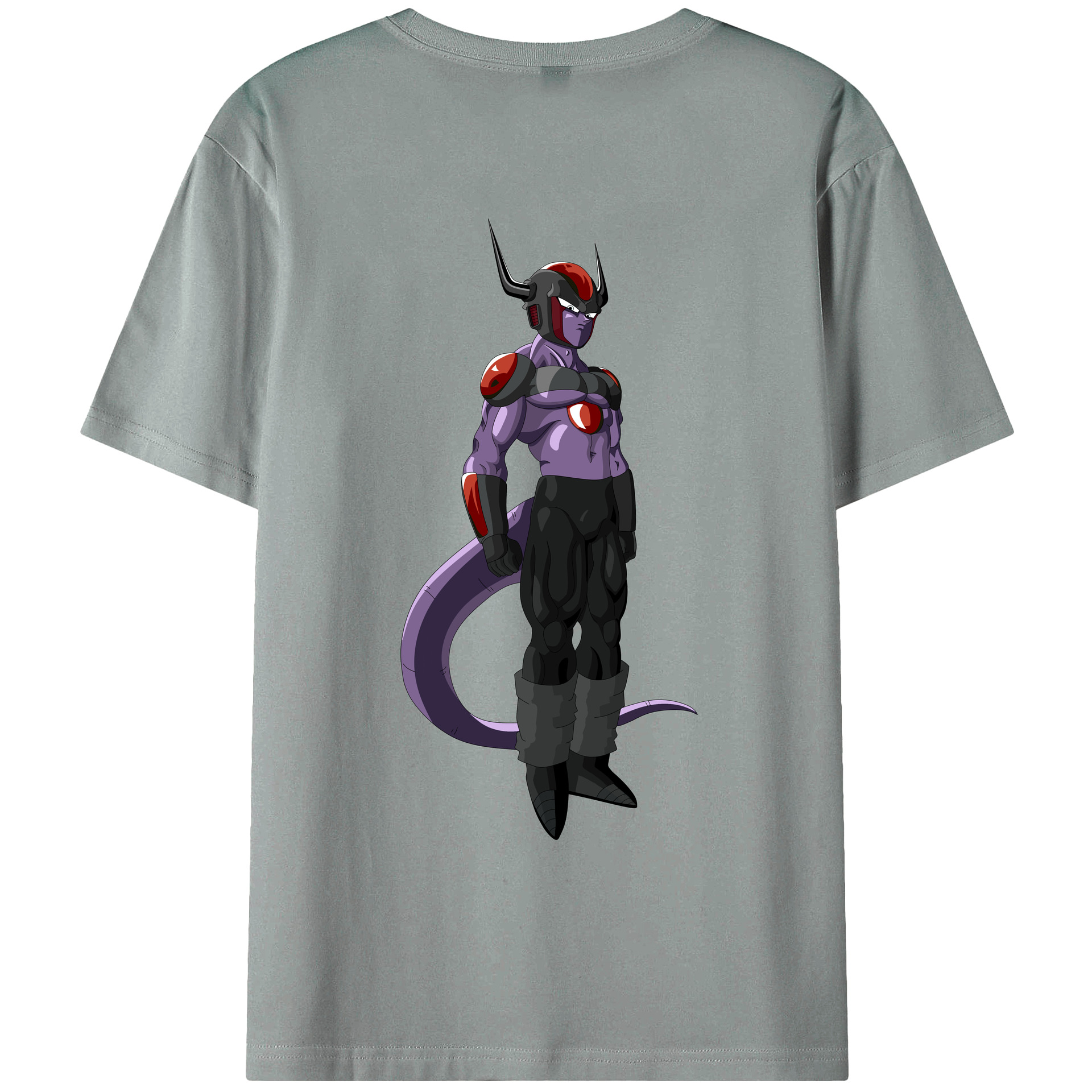 （画像用） ドラゴンボール フリーザ DRAGON BALL Frieza 綿100％ メンズ半袖Tシャツ（バックプリント） 通気性